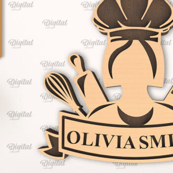 Intra απο ξύλο plywood 3mm-4mm πάχος – Προσωποποιημένη Γυναικεία Διακόσμηση Δίασταση  20x20 cm INTRAFABR-100112271 - Image 1