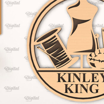 Intra απο ξύλο plywood 3mm-4mm πάχος – Προσωποποιημένη Γυναικεία Διακόσμηση Δίασταση 20x20 cm INTRAFABR-100112333 - Image 1