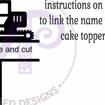 Intra απο ξύλο plywood 3mm-4mm πάχος – Personalized Digger Cake Topper Δίασταση  20x20 cm INTRAFABR-116779261 - Image 4