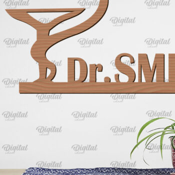 Intra απο ξύλο plywood 3mm-4mm πάχος – Προσωποποιημένη γιατρού Δίασταση  20x20 cm INTRAFABR-98994014 - Image 1