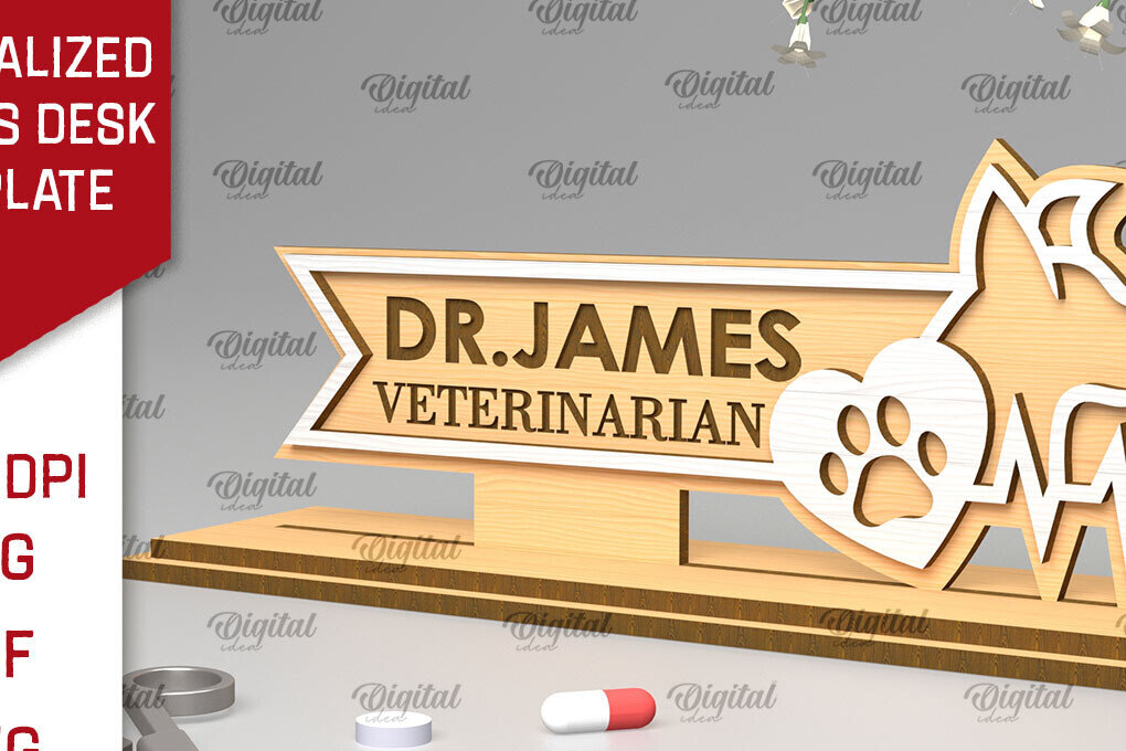 Intra απο ξύλο plywood 3mm-4mm πάχος – Προσωποποιημένη πινακίδα γραφείου Doctors Δίασταση  20x20 cm INTRAFABR-97654021