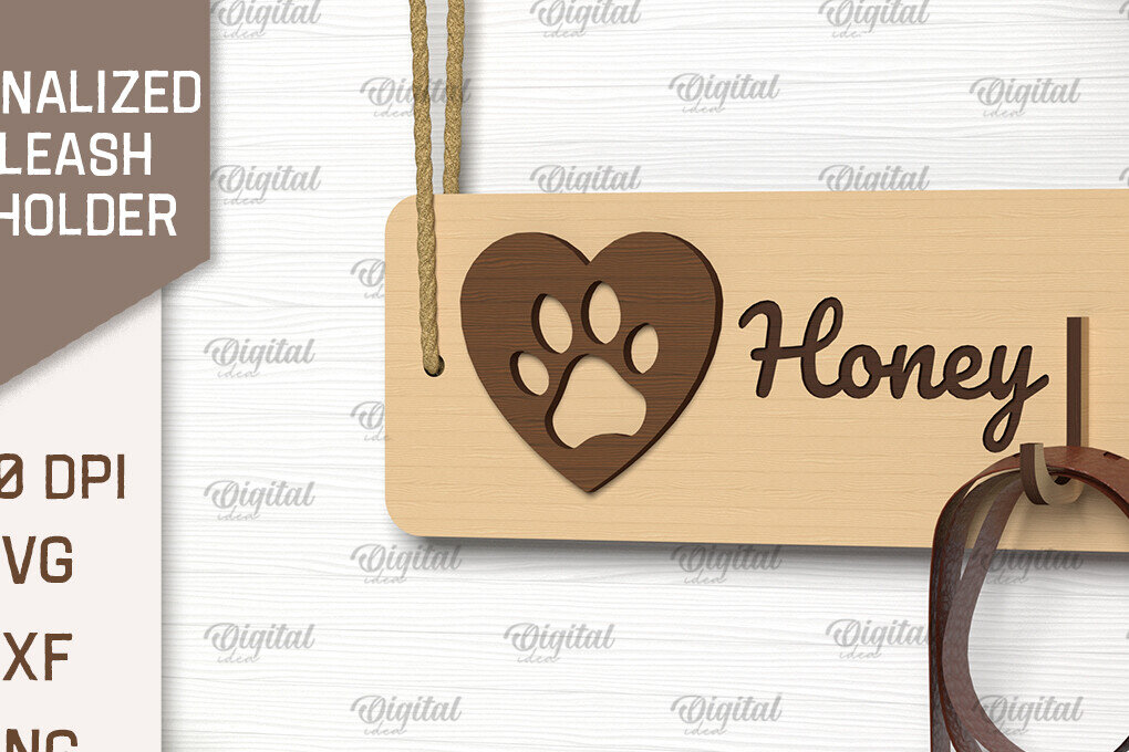 Intra απο ξύλο plywood 3mm-4mm πάχος – Εξατομικευμένη θήκη λουριών σκύλου Δίασταση  20x20 cm INTRAFABR-102597966