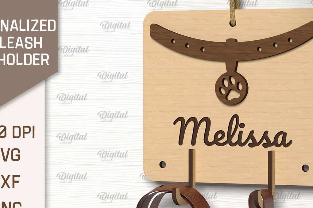 Intra απο ξύλο plywood 3mm-4mm πάχος – Εξατομικευμένη θήκη λουριών σκύλου Δίασταση  20x20 cm INTRAFABR-102598059