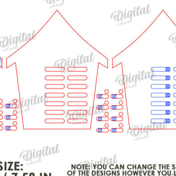 Intra απο ξύλο plywood 3mm-4mm πάχος – Εξατομικευμένη Tracker Dog Δίασταση  20x20 cm INTRAFABR-118908685 - Image 2