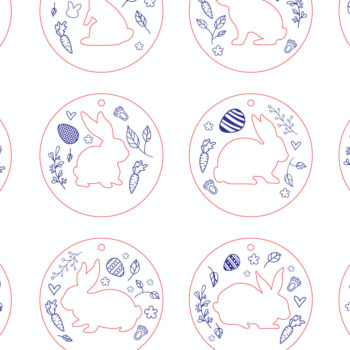 Intra απο ξύλο plywood 3mm-4mm πάχος – Εξατομικευμένη Πασχαλινή Ετικέτα Δίασταση  20x20 cm INTRAFABR-117923893 - Image 4