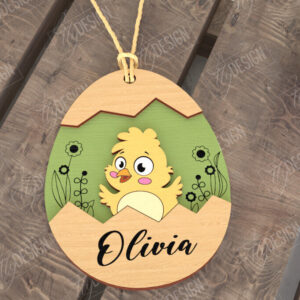 Intra απο ξύλο plywood 3mm-4mm πάχος – Εξατομικευμένες ετικέτες πασχαλινού καλαθιού για παιδιά Δίασταση  20x20 cm INTRAFABR-115451926