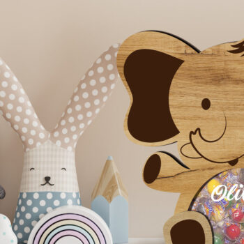 Intra απο ξύλο plywood 3mm-4mm πάχος – Εξατομικευμένο Πασχαλινό Πακέτο Animals Box Δίασταση  20x20 cm INTRAFABR-26425946 - Image 2