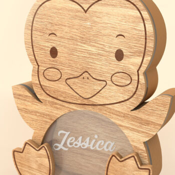 Intra απο ξύλο plywood 3mm-4mm πάχος – Εξατομικευμένο Πασχαλινό Πακέτο Animals Box Δίασταση  20x20 cm INTRAFABR-26425946 - Image 4