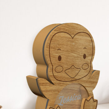 Intra απο ξύλο plywood 3mm-4mm πάχος – Εξατομικευμένο Πασχαλινό Πακέτο Animals Box Δίασταση  20x20 cm INTRAFABR-26425946 - Image 5