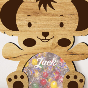 Intra απο ξύλο plywood 3mm-4mm πάχος – Εξατομικευμένο Πασχαλινό Πακέτο Animals Box Δίασταση  20x20 cm INTRAFABR-26425946 - Image 7