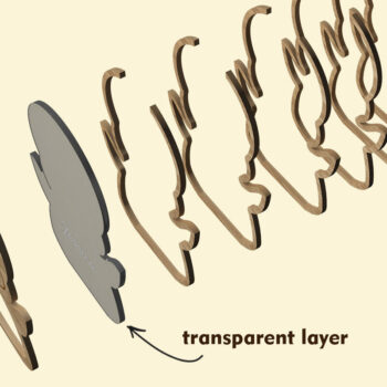 Intra απο ξύλο plywood 3mm-4mm πάχος – Εξατομικευμένο Πασχαλινό Πακέτο Animals Box Δίασταση  20x20 cm INTRAFABR-26425946 - Image 10