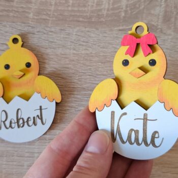 Intra απο ξύλο plywood 3mm-4mm πάχος – Εξατομικευμένη Πασχαλινή Ετικέτα Custom Δίασταση  20x20 cm INTRAFABR-118353702 - Image 5