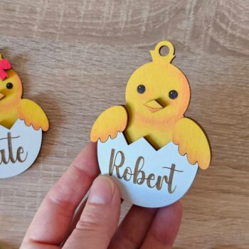 Intra απο ξύλο plywood 3mm-4mm πάχος – Εξατομικευμένη Πασχαλινή Ετικέτα Custom Δίασταση  20x20 cm INTRAFABR-118353702 - Image 6