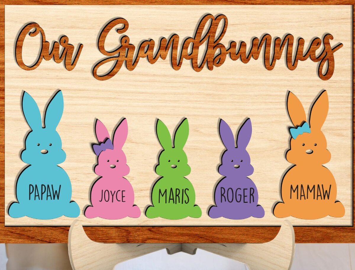 Intra απο ξύλο plywood 3mm-4mm πάχος – Εξατομικευμένη Πασχαλινή Διακόσμηση Δίασταση  20x20 cm INTRAFABR-116837019