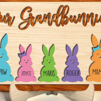 Intra απο ξύλο plywood 3mm-4mm πάχος – Εξατομικευμένη Πασχαλινή Διακόσμηση Δίασταση  20x20 cm INTRAFABR-116837019 - Image 2