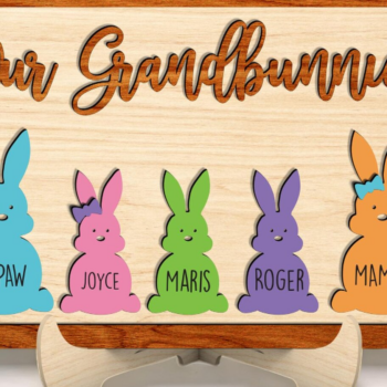 Intra απο ξύλο plywood 3mm-4mm πάχος – Εξατομικευμένη Πασχαλινή Διακόσμηση Δίασταση  20x20 cm INTRAFABR-116837019 - Image 3