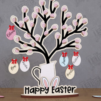 Intra απο ξύλο plywood 3mm-4mm πάχος – Εξατομικευμένο Πασχαλινό Αυγό | Αργία Δίασταση  20x20 cm INTRAFABR-116410689 - Image 1