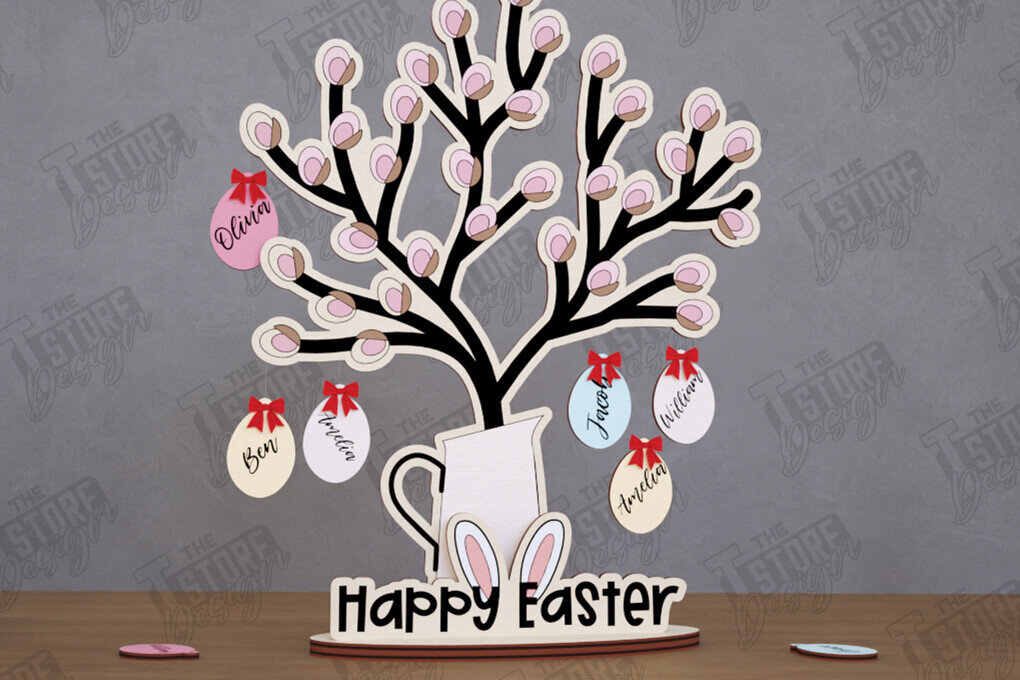 Intra απο ξύλο plywood 3mm-4mm πάχος – Εξατομικευμένο Πασχαλινό Αυγό | Αργία Δίασταση  20x20 cm INTRAFABR-116410689