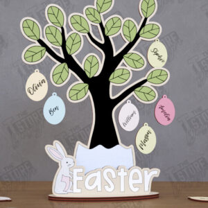 Intra απο ξύλο plywood 3mm-4mm πάχος – Εξατομικευμένο Πασχαλινό Αυγό | Αργία Δίασταση  20x20 cm INTRAFABR-116410710