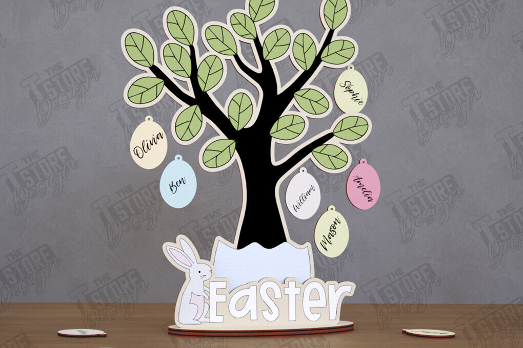 Intra απο ξύλο plywood 3mm-4mm πάχος – Εξατομικευμένο Πασχαλινό Αυγό | Αργία Δίασταση  20x20 cm INTRAFABR-116410710