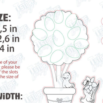 Intra απο ξύλο plywood 3mm-4mm πάχος – Εξατομικευμένο Πασχαλινό Αυγό | Αργία Δίασταση  20x20 cm INTRAFABR-116410714 - Image 2