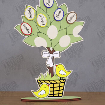 Intra απο ξύλο plywood 3mm-4mm πάχος – Εξατομικευμένο Πασχαλινό Αυγό | Αργία Δίασταση  20x20 cm INTRAFABR-116410635 - Image 1