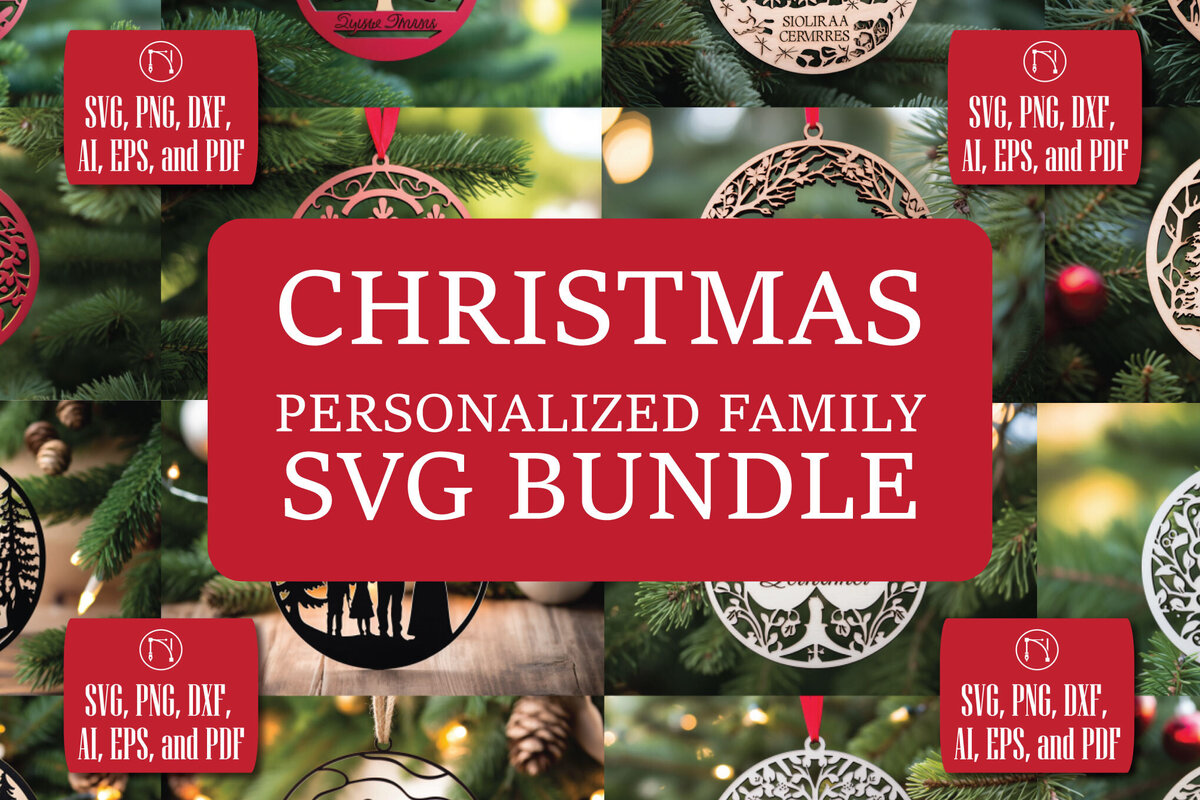 Intra απο ξύλο plywood 3mm-4mm πάχος – Εξατομικευμένο οικογενειακό χριστουγεννιάτικο πακέτο Δίασταση  20x20 cm INTRAFABR-82250591