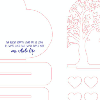 Intra απο ξύλο plywood 3mm-4mm πάχος – Εξατομικευμένο οικογενειακό σήμα Δίασταση  20x20 cm INTRAFABR-116296201 - Image 5