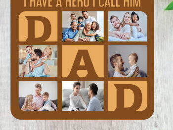 Intra απο ξύλο plywood 3mm-4mm πάχος – Εξατομικευμένη κορνίζα για τη γιορτή του πατέρα Δίασταση 20x20 cm INTRAFABR-118502589 - Image 2