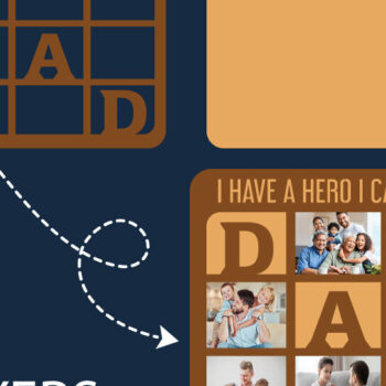 Intra απο ξύλο plywood 3mm-4mm πάχος – Εξατομικευμένη κορνίζα για τη γιορτή του πατέρα Δίασταση 20x20 cm INTRAFABR-118502589 - Image 3