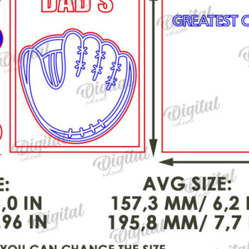 Intra απο ξύλο plywood 3mm-4mm πάχος – Εξατομικευμένη δέσμη σημαδιών για τη γιορτή του πατέρα Δίασταση  20x20 cm INTRAFABR-119546791 - Image 4