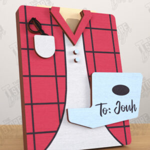 Intra απο ξύλο plywood 3mm-4mm πάχος – Εξατομικευμένη Δωροκάρτα | Ιδέα δώρου | CNC Δίασταση  20x20 cm INTRAFABR-119196410