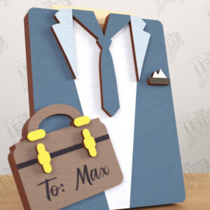 Intra απο ξύλο plywood 3mm-4mm πάχος – Εξατομικευμένη Δωροκάρτα | Ιδέα δώρου | CNC Δίασταση  20x20 cm INTRAFABR-119196414