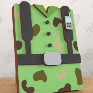 Intra απο ξύλο plywood 3mm-4mm πάχος – Εξατομικευμένη Δωροκάρτα | Ιδέα δώρου | CNC Δίασταση  20x20 cm INTRAFABR-119196418