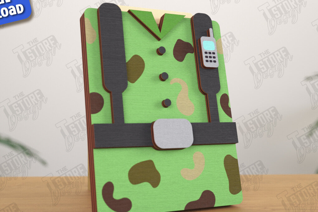 Intra απο ξύλο plywood 3mm-4mm πάχος – Εξατομικευμένη Δωροκάρτα | Ιδέα δώρου | CNC Δίασταση  20x20 cm INTRAFABR-119196418