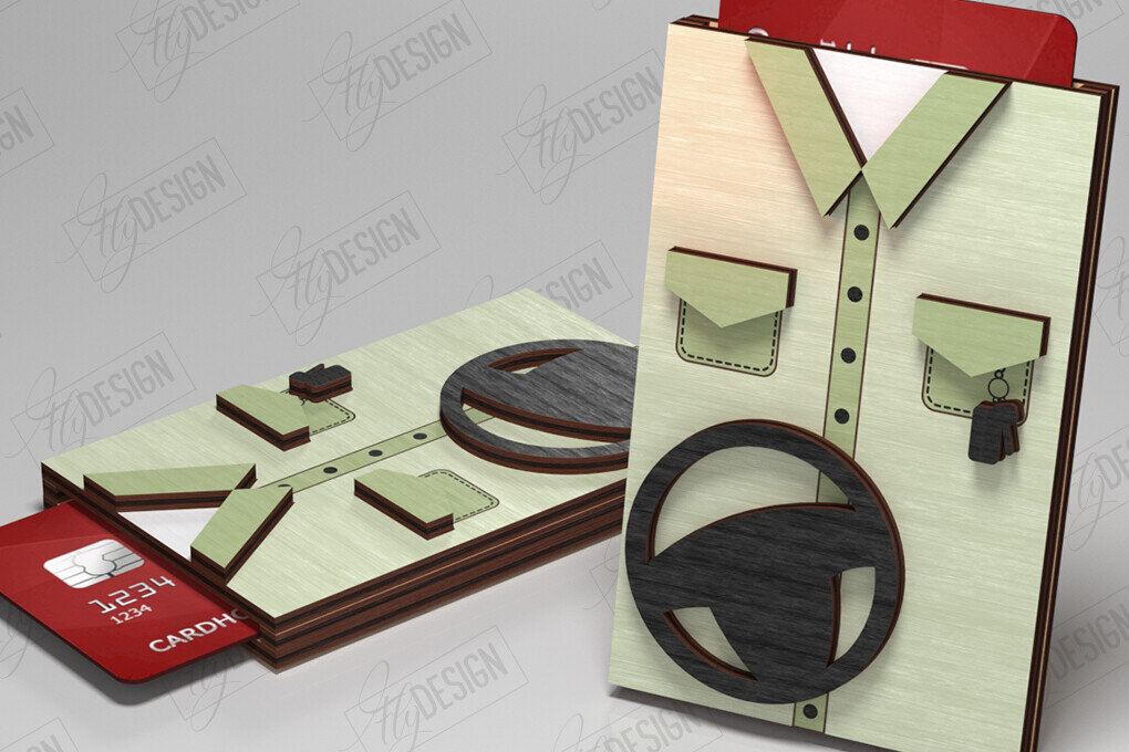 Intra απο ξύλο plywood 3mm-4mm πάχος – Εξατομικευμένη θήκη δωροκάρτας |Gift Idea Δίασταση  20x20 cm INTRAFABR-121357075