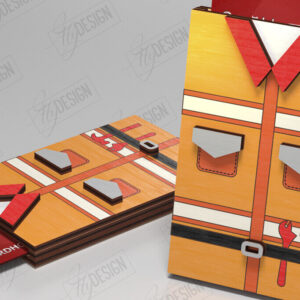 Intra απο ξύλο plywood 3mm-4mm πάχος – Εξατομικευμένη θήκη δωροκάρτας |Gift Idea Δίασταση  20x20 cm INTRAFABR-121357064