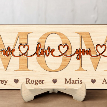 Intra απο ξύλο plywood 3mm-4mm πάχος – Εξατομικευμένη στάση για τη γιορτή της μητέρας Δίασταση 20x20 cm INTRAFABR-116839360 - Image 4