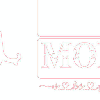 Intra απο ξύλο plywood 3mm-4mm πάχος – Εξατομικευμένη στάση για τη γιορτή της μητέρας Δίασταση 20x20 cm INTRAFABR-116839360 - Image 5