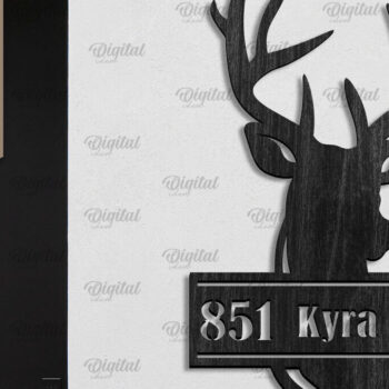 Intra απο ξύλο plywood 3mm-4mm πάχος – Εξατομικευμένη δέσμη επιγραφών σπιτιών LaserCut Δίασταση 20x20 cm INTRAFABR-96822958 - Image 3