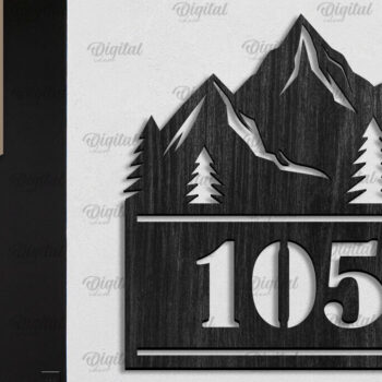 Intra απο ξύλο plywood 3mm-4mm πάχος – Εξατομικευμένη δέσμη επιγραφών σπιτιών LaserCut Δίασταση 20x20 cm INTRAFABR-96822958 - Image 4