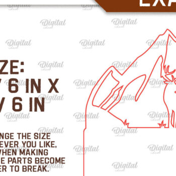 Intra απο ξύλο plywood 3mm-4mm πάχος – Εξατομικευμένη δέσμη λέιζερ Hunter's Signs Δίασταση 40x30 cm INTRAFABR-99887217 - Image 2
