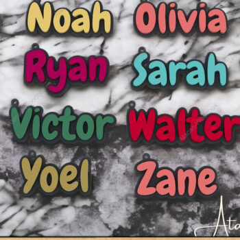 Intra απο ξύλο plywood 3mm-4mm πάχος – Εξατομικευμένο πακέτο μπρελόκ με προσαρμοσμένο Δίασταση  5x5 cm INTRAFABR-91935194 - Image 2