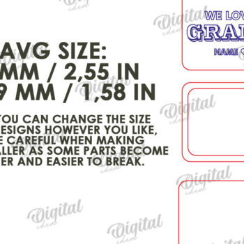 Intra απο ξύλο plywood 3mm-4mm πάχος – Εξατομικευμένο μπρελόκ για τον παππού Δίασταση  5x5 cm INTRAFABR-115217654 - Image 3