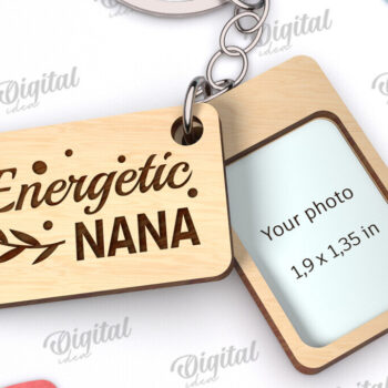 Intra απο ξύλο plywood 3mm-4mm πάχος – Εξατομικευμένο μπρελόκ για Granny Laser Δίασταση  5x5 cm INTRAFABR-115217288 - Image 1