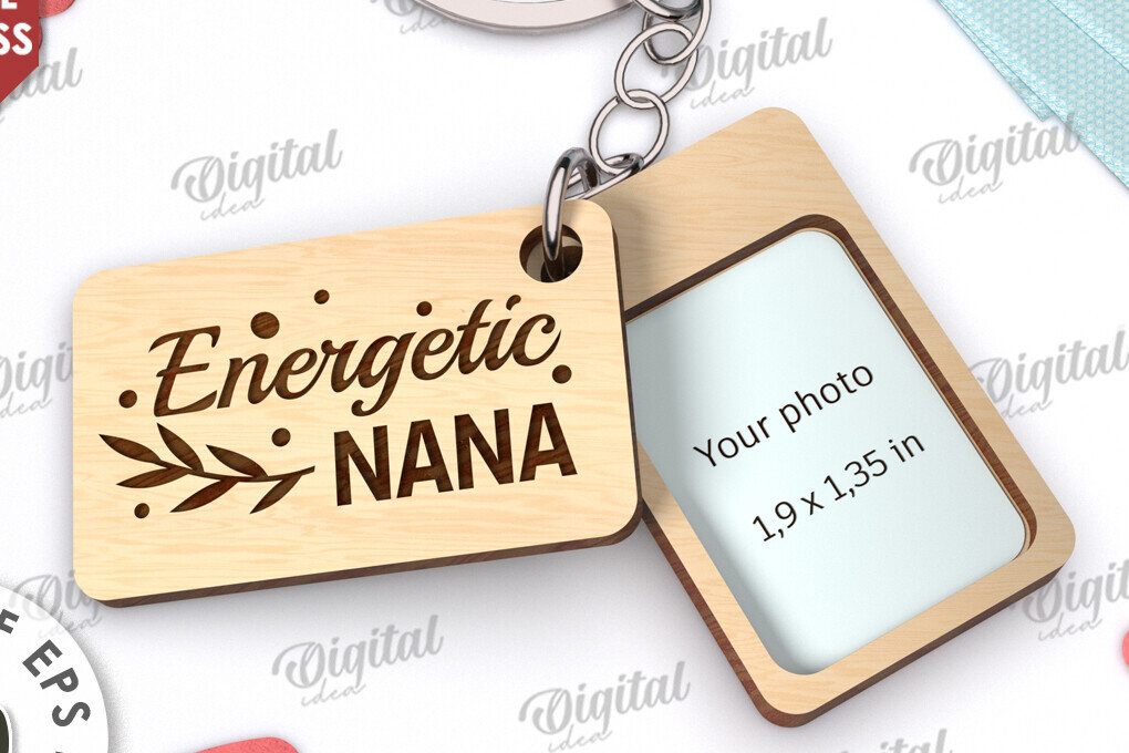 Intra απο ξύλο plywood 3mm-4mm πάχος – Εξατομικευμένο μπρελόκ για Granny Laser Δίασταση  5x5 cm INTRAFABR-115217288