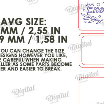 Intra απο ξύλο plywood 3mm-4mm πάχος – Εξατομικευμένο μπρελόκ για Granny Laser Δίασταση  5x5 cm INTRAFABR-115217288 - Image 3