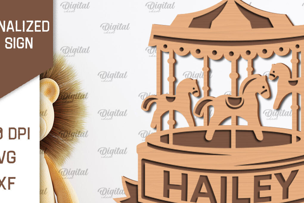 Intra απο ξύλο plywood 3mm-4mm πάχος – Εξατομικευμένη για παιδιά Δίασταση  20x20 cm INTRAFABR-100121271