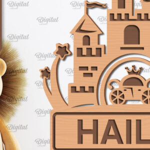 Intra απο ξύλο plywood 3mm-4mm πάχος – Εξατομικευμένη για παιδιά Δίασταση  20x20 cm INTRAFABR-100121340