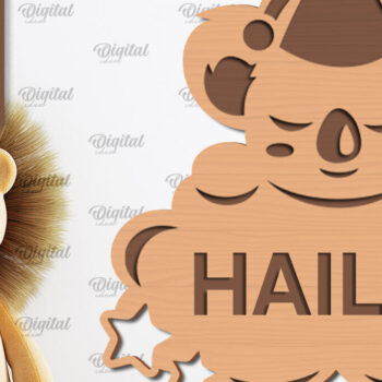 Intra απο ξύλο plywood 3mm-4mm πάχος – Εξατομικευμένη δέσμη κοπής λέιζερ παιδικών πινακίδων Δίασταση 20x20 cm INTRAFABR-100296493 - Image 5